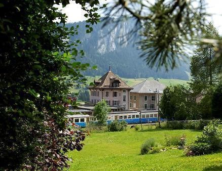 Hotel-Buffet De La Gare Chateau-d'Oex Exterior photo